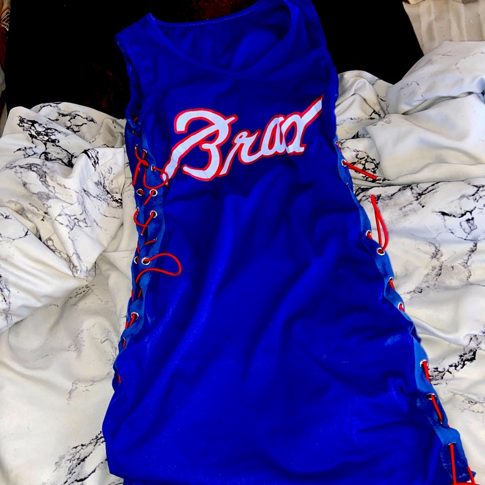 “Brat” bodycon dress. With lace up sides 😍🙌🏿